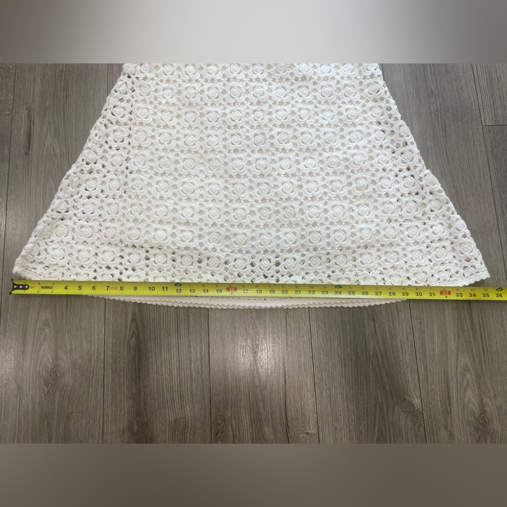 Rebecca Taylor Floral Crochet Skirt Sz S NWT - Picture 7 of 10